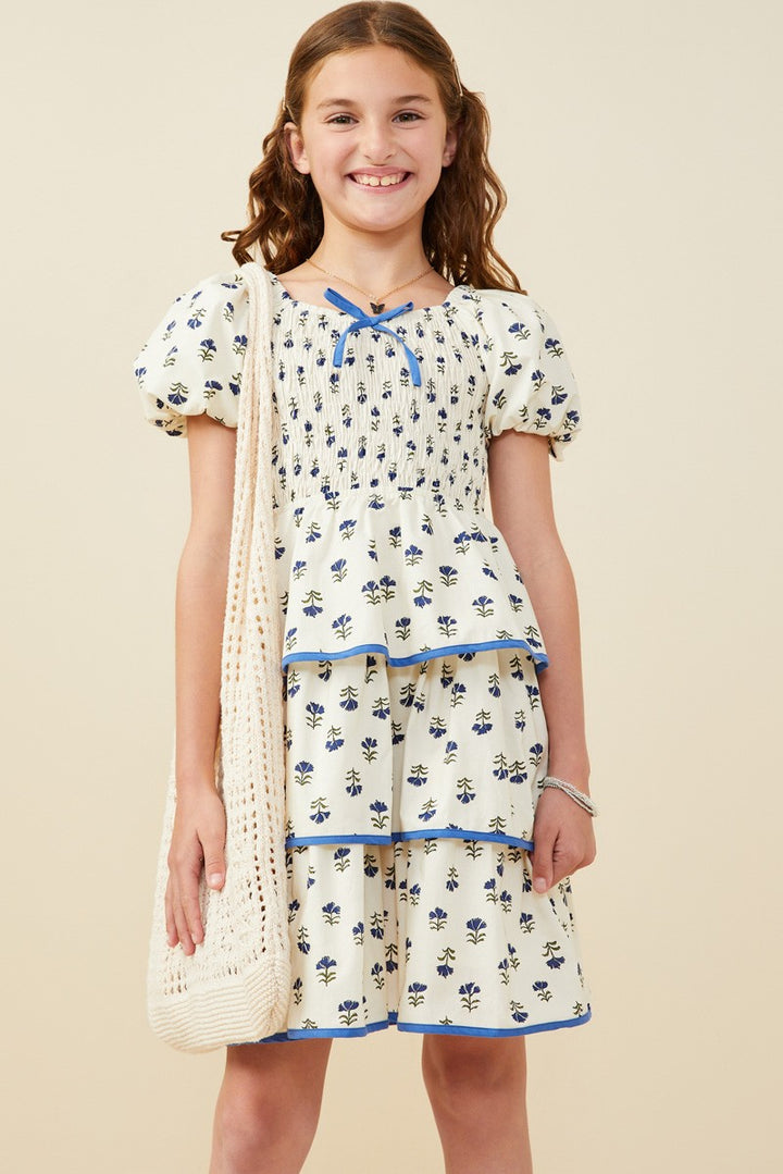 Daisy Bow Dress, Tween