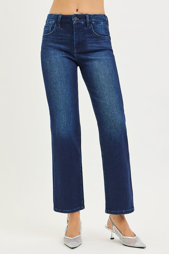 Risen Stand Corrected TC MR Ankle Straight Jeans
