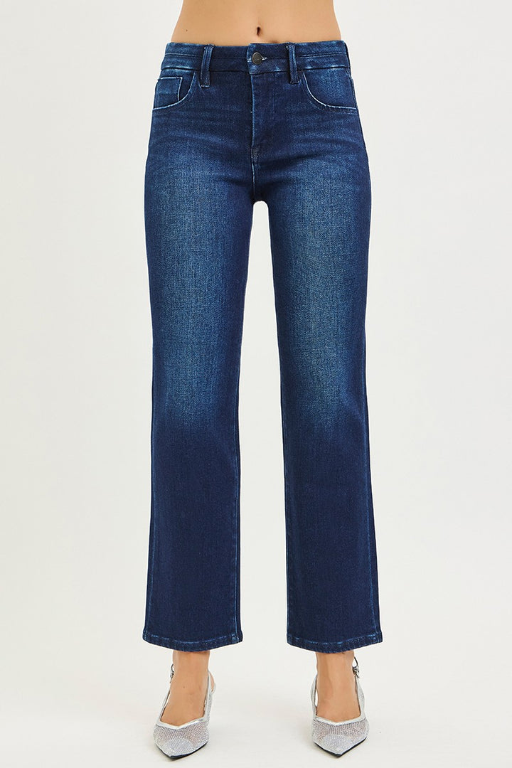 Risen Stand Corrected TC MR Ankle Straight Jeans