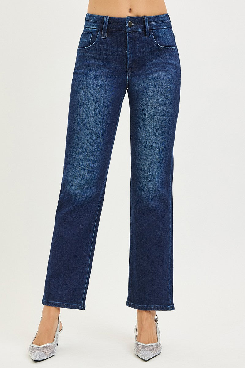 Risen Stand Corrected TC MR Ankle Straight Jeans