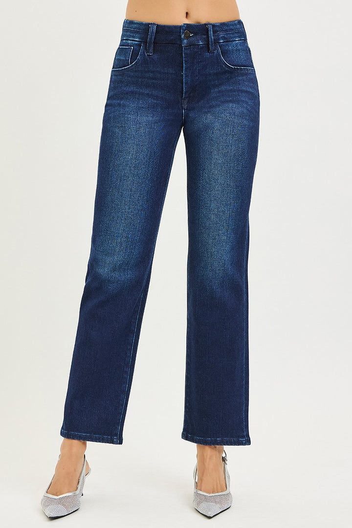 Risen Stand Corrected TC MR Ankle Straight Jeans