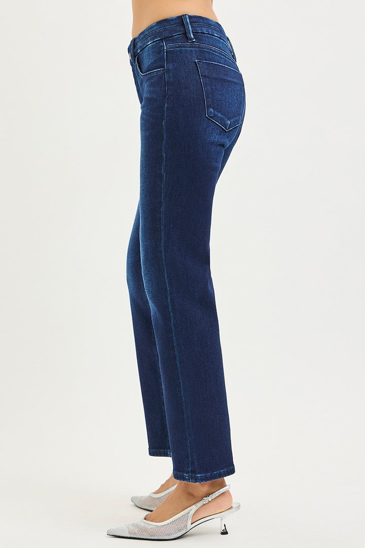 Risen Stand Corrected TC MR Ankle Straight Jeans