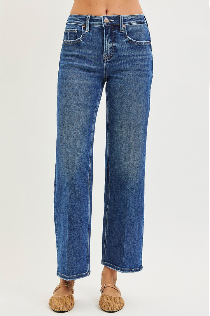 Risen Let Me Show You TC High Rise Ankle Straight, CURVY