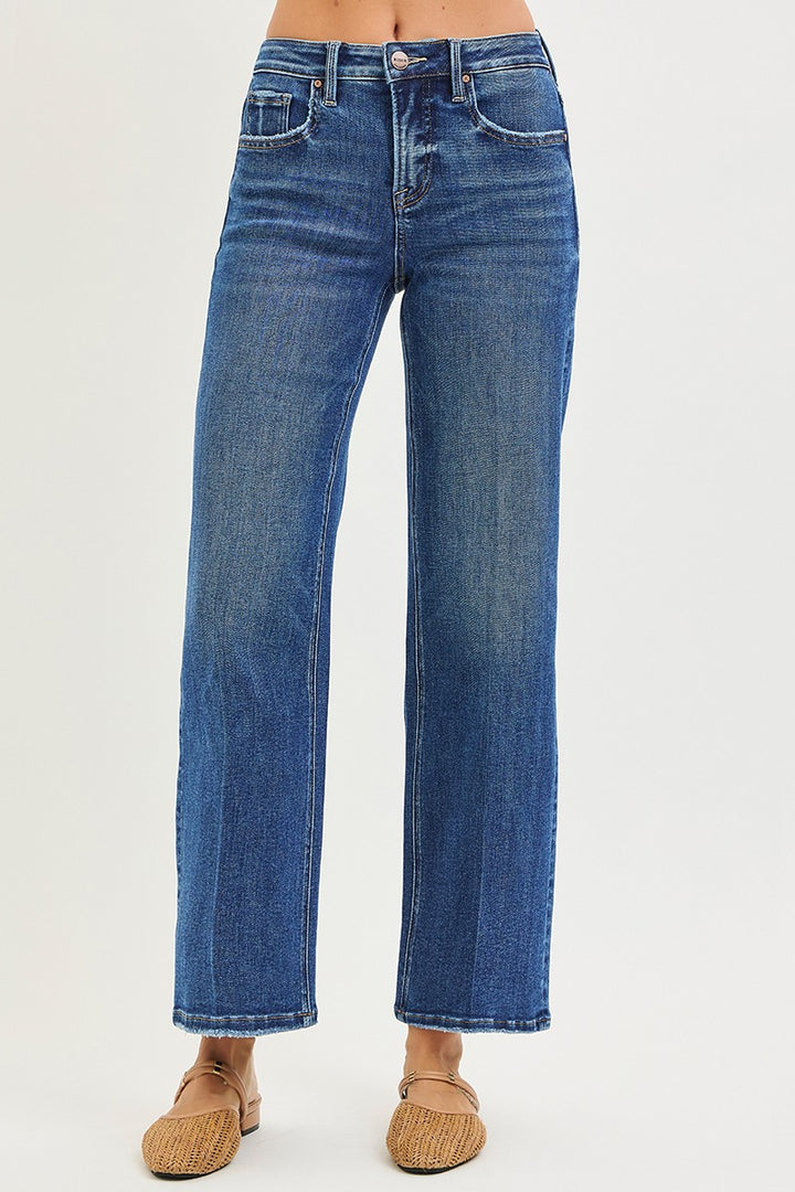 Risen Let Me Show You TC High Rise Ankle Straight, CURVY