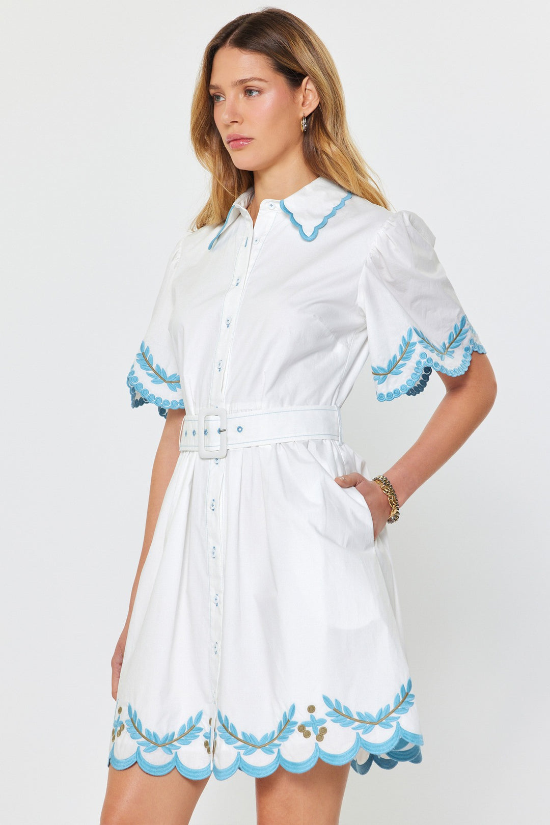 Out &amp; About Button Down Dress