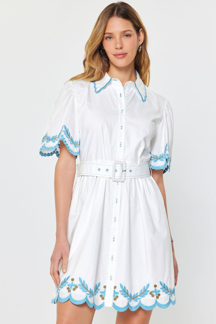 Out &amp; About Button Down Dress