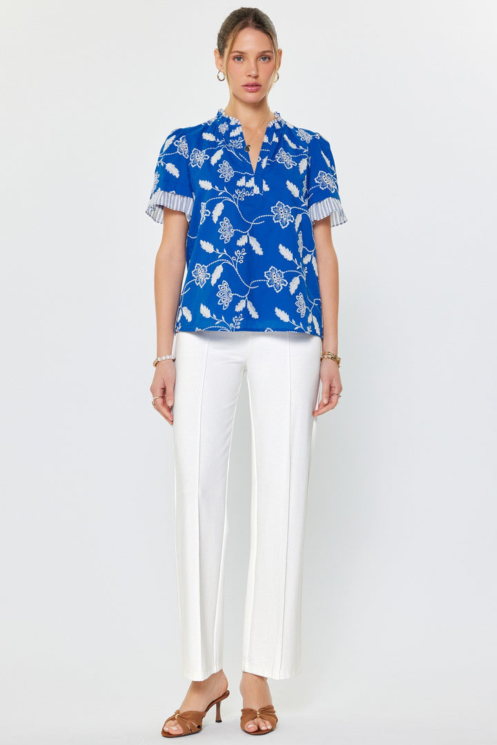 So Easy Embroidered Top