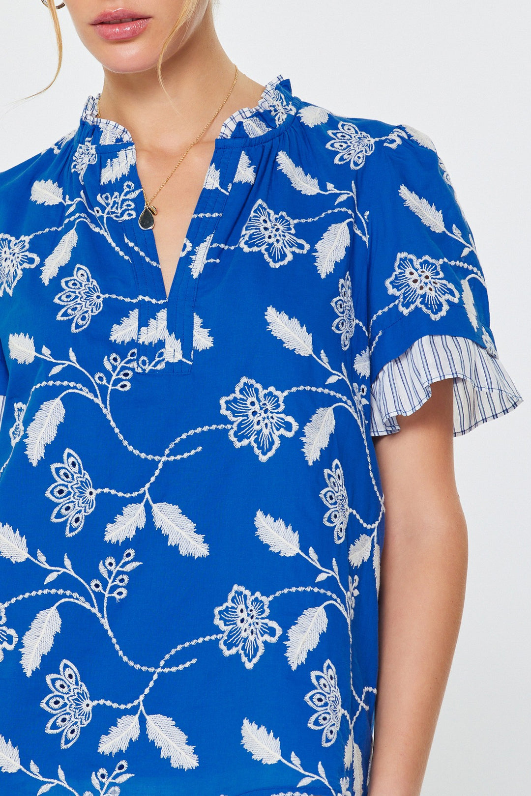So Easy Embroidered Top