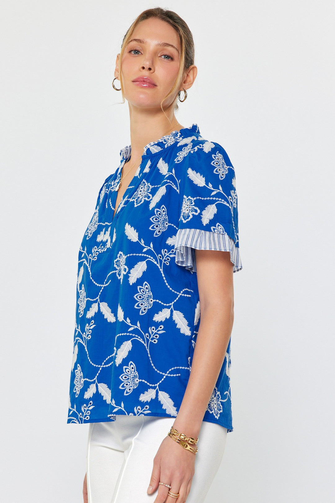 So Easy Embroidered Top