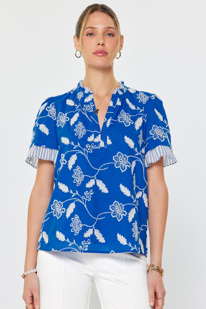 So Easy Embroidered Top