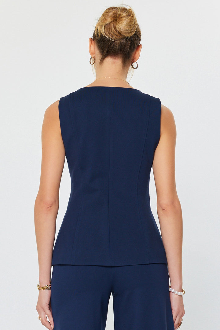 Only Business Buttoned Vest