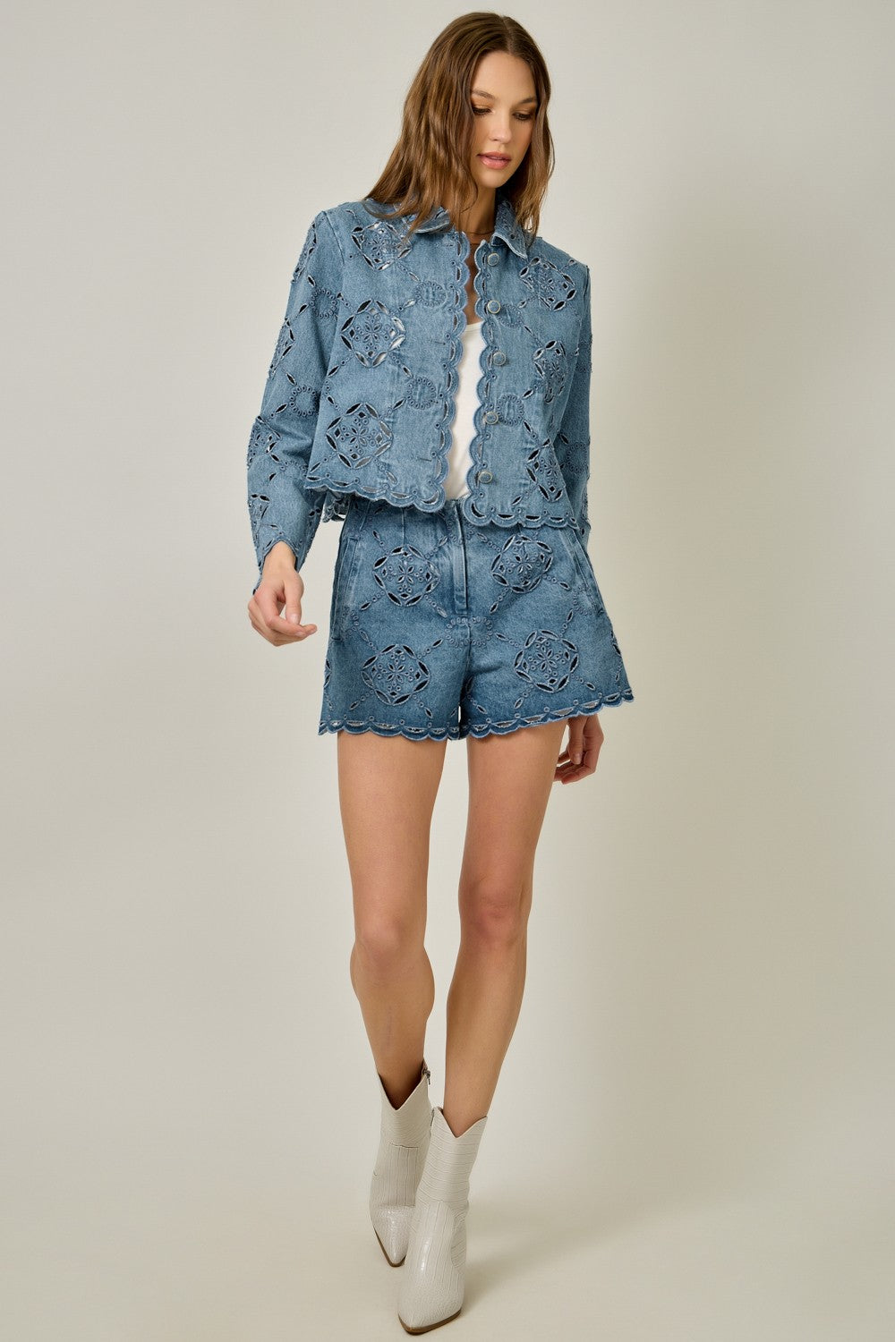 Because I Can Eyelet Jacket