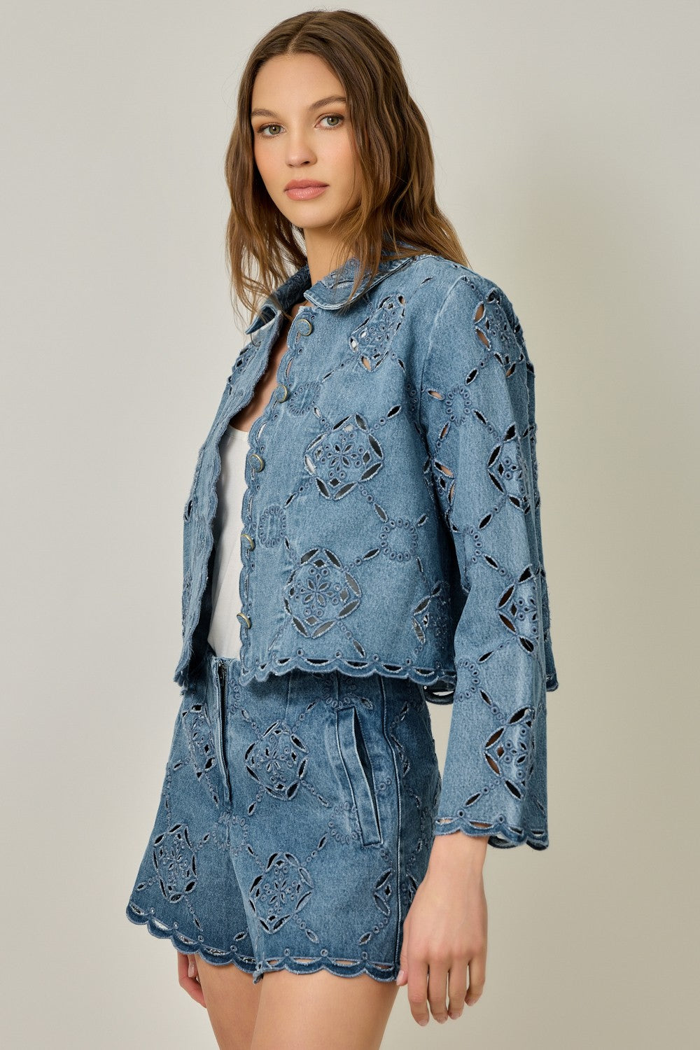 Because I Can Eyelet Jacket