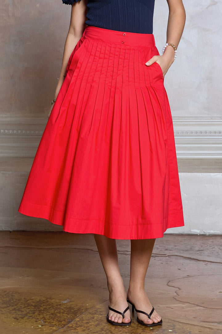 Island Glow Midi Skirt