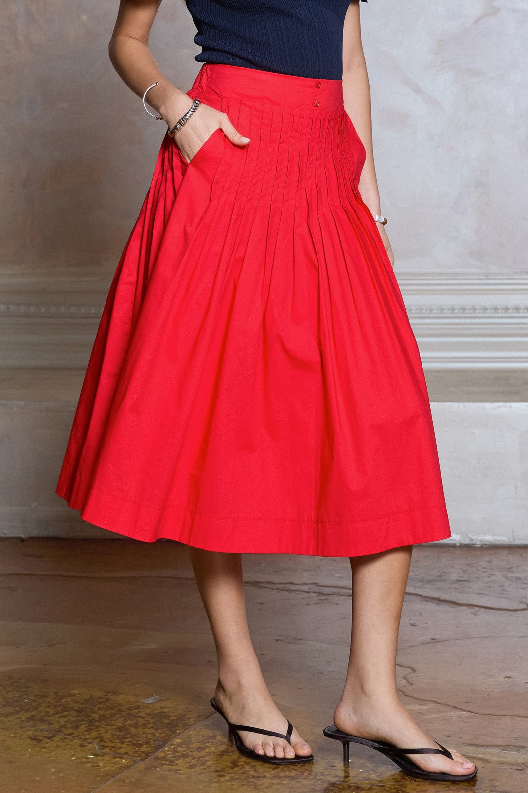 Island Glow Midi Skirt