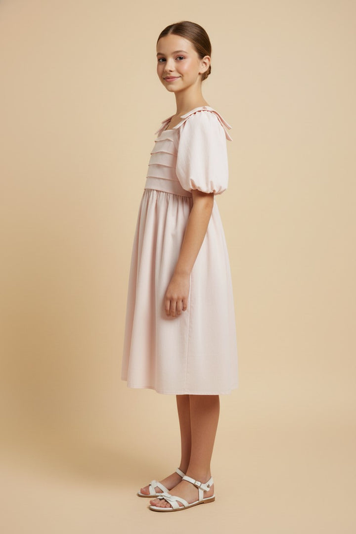 Kiersten Bow Detail Dress, Tween