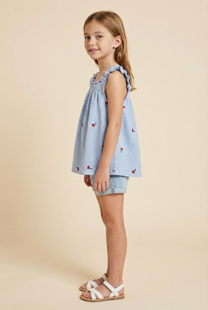 Analise Ruffle Strap Tank, Tween