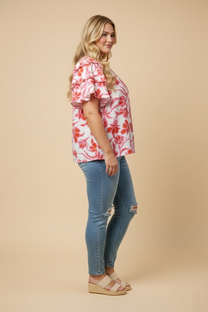 In The Tropics Top, Curvy