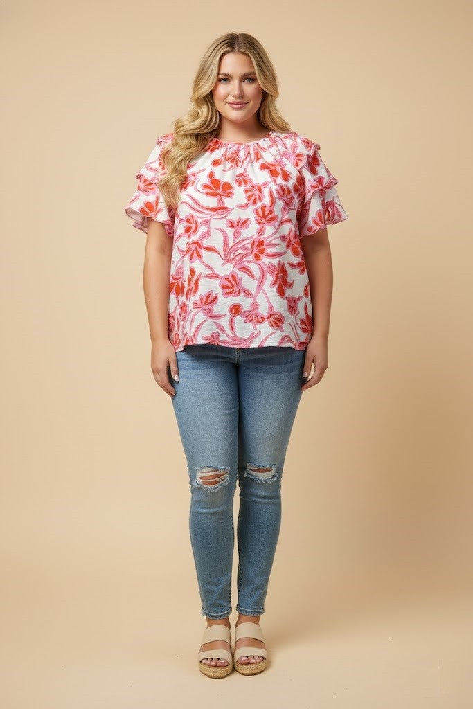 In The Tropics Top, Curvy