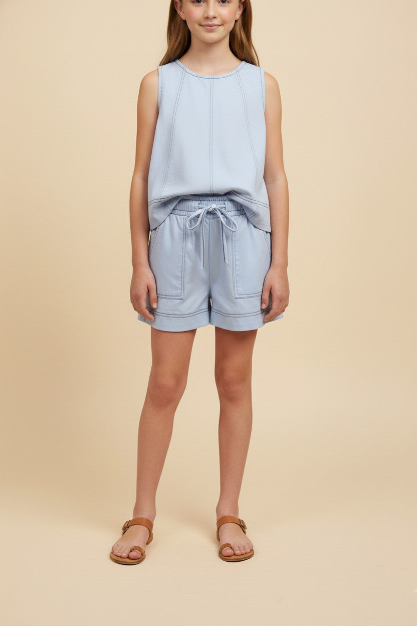 Coastal Keepsake Shorts, Tween