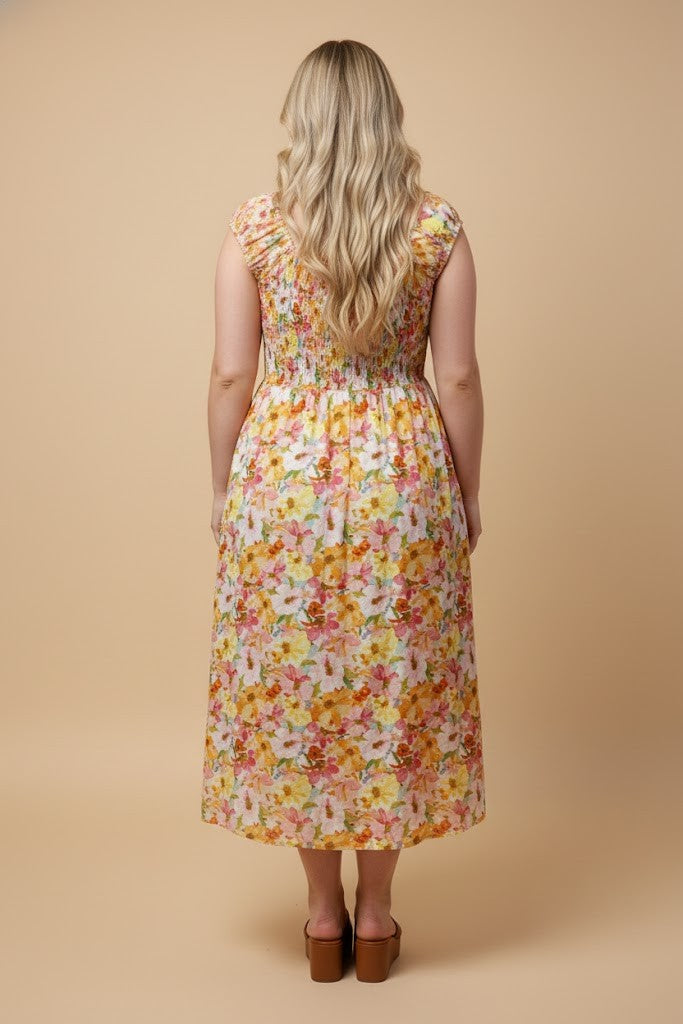 Spring Time Happiness Midi, Curvy