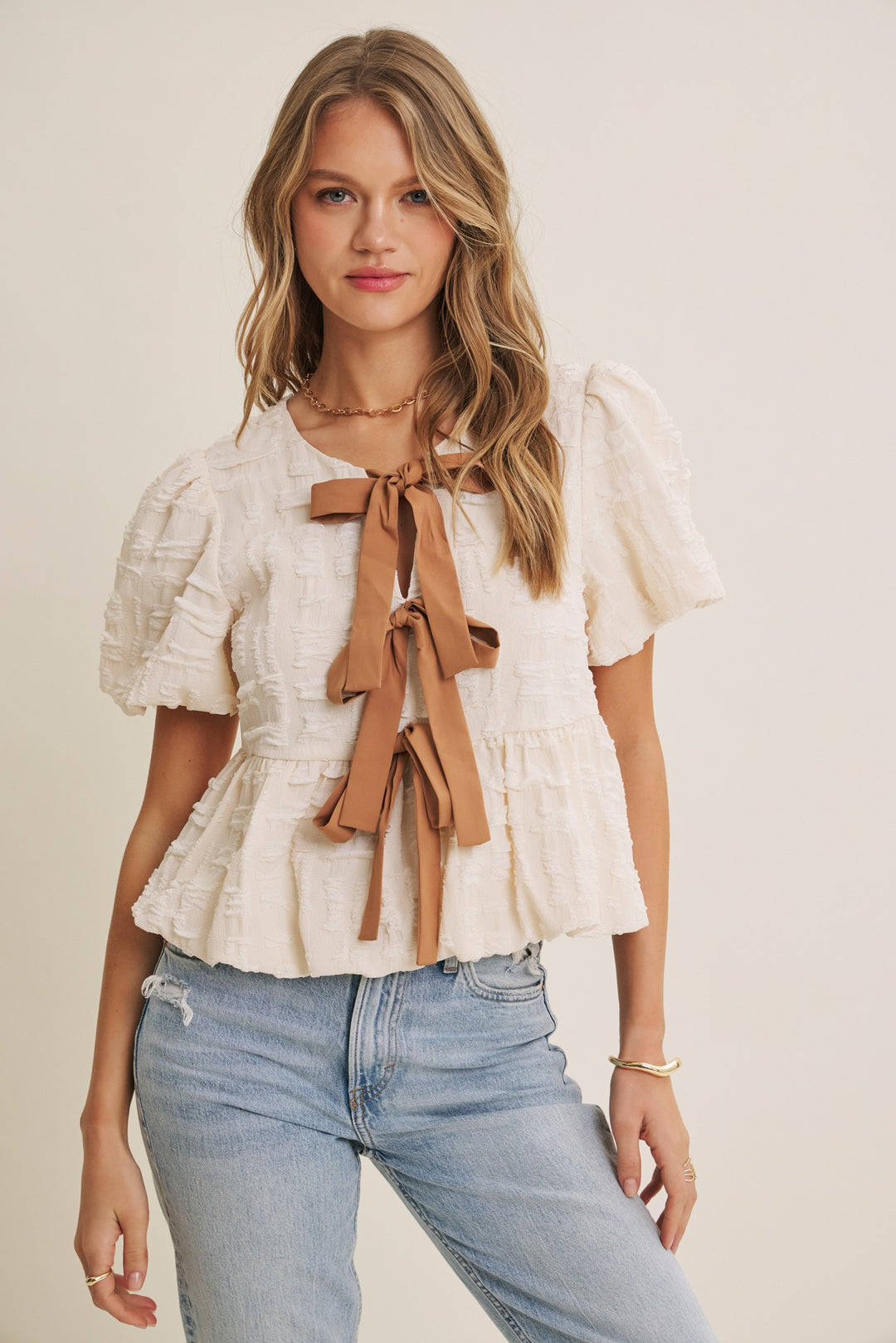 Be Romantic Bow Top
