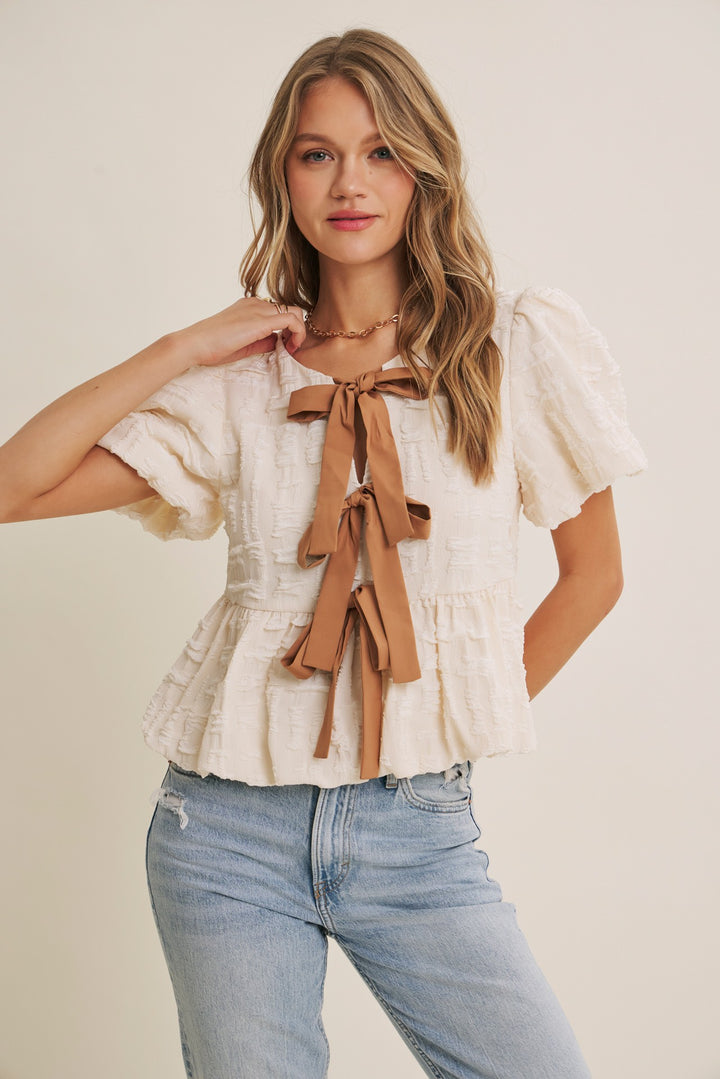 Be Romantic Bow Top