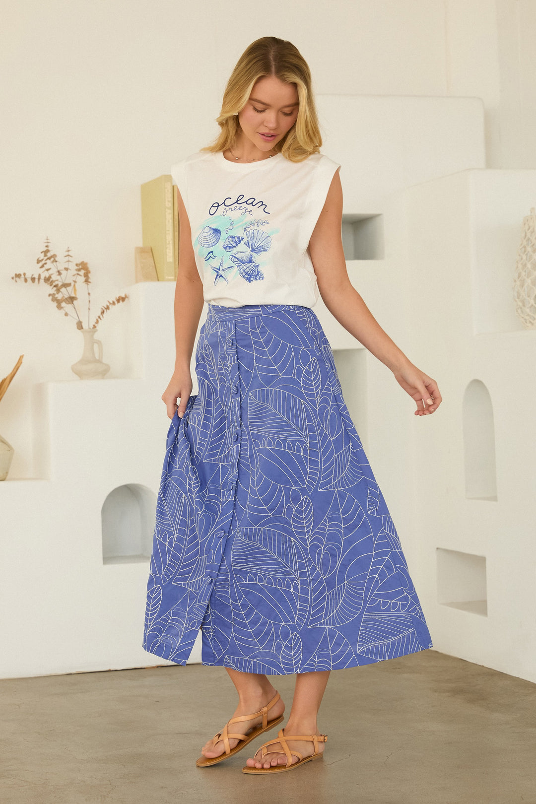 Running To You Midi Skirt