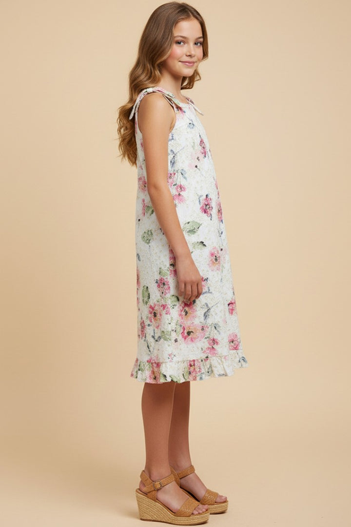 Arya Eyelet Dress, Tween