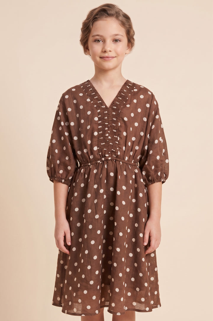 Dolly Polka Dot Dress, Tween