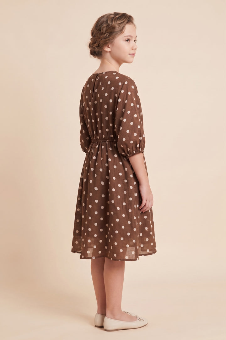 Dolly Polka Dot Dress, Tween