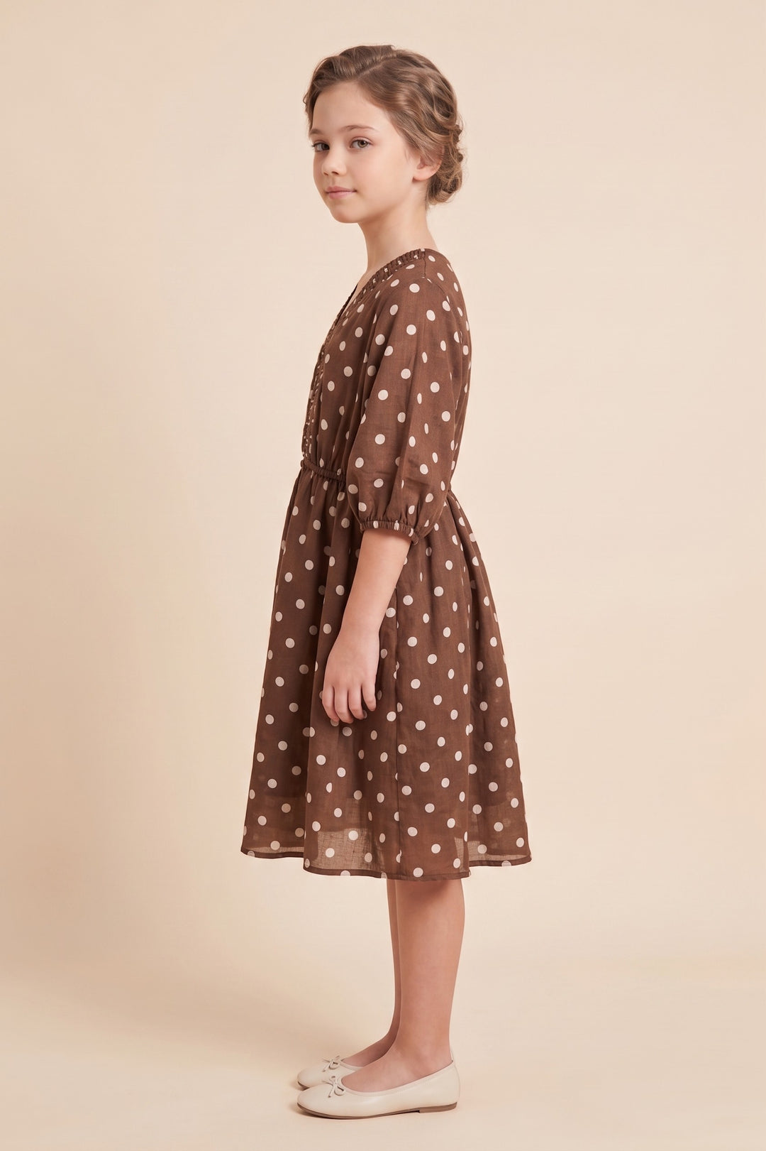 Dolly Polka Dot Dress, Tween