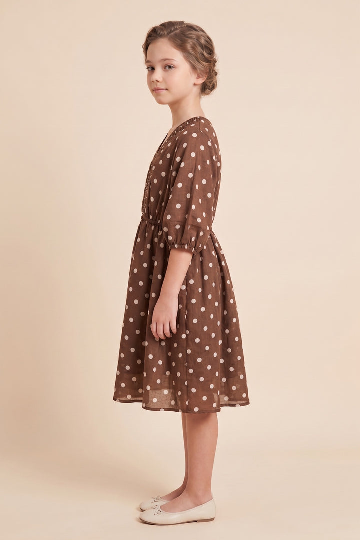 Dolly Polka Dot Dress, Tween