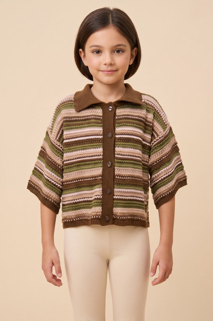 Amber Sweater Knit Top, Tween