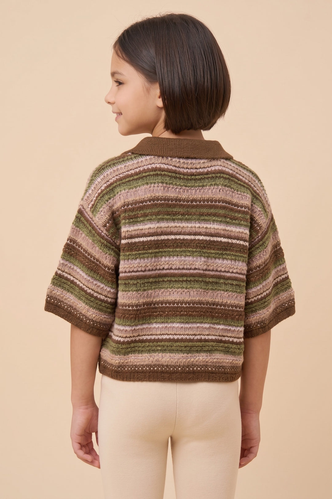 Amber Sweater Knit Top, Tween