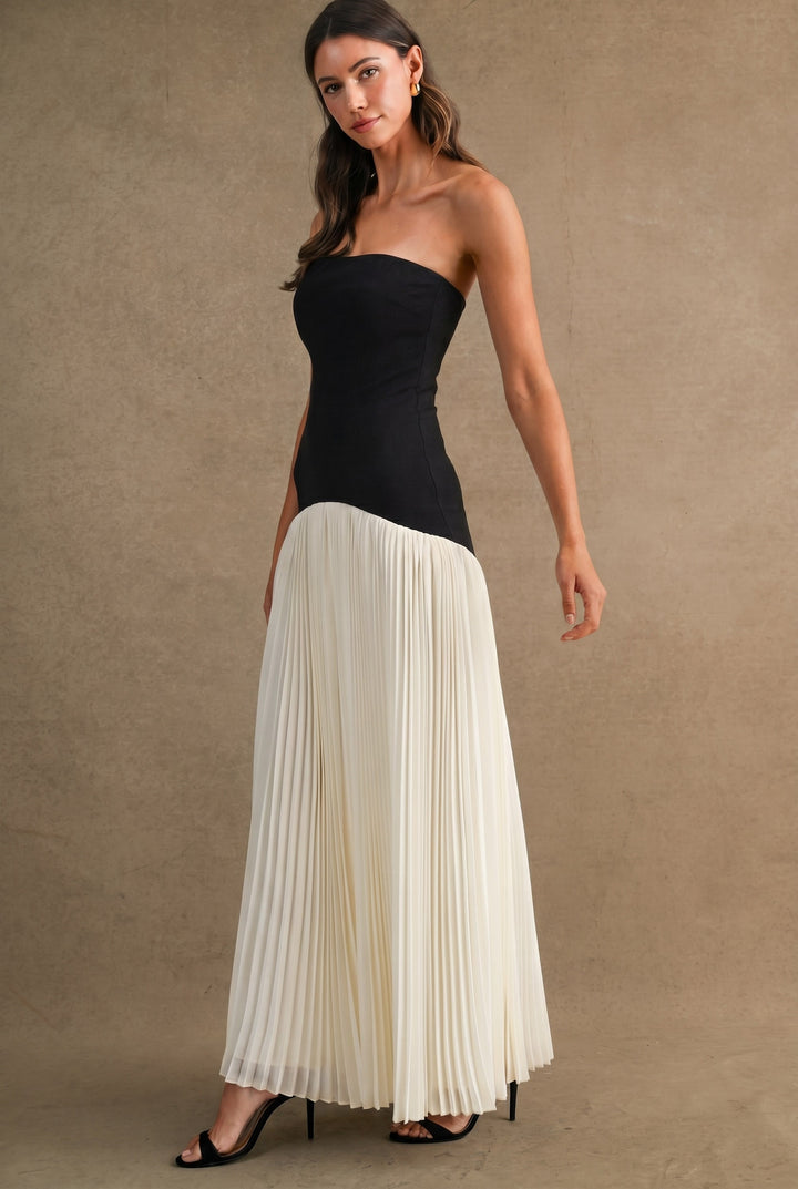 Showstopper Strapless Maxi Dress