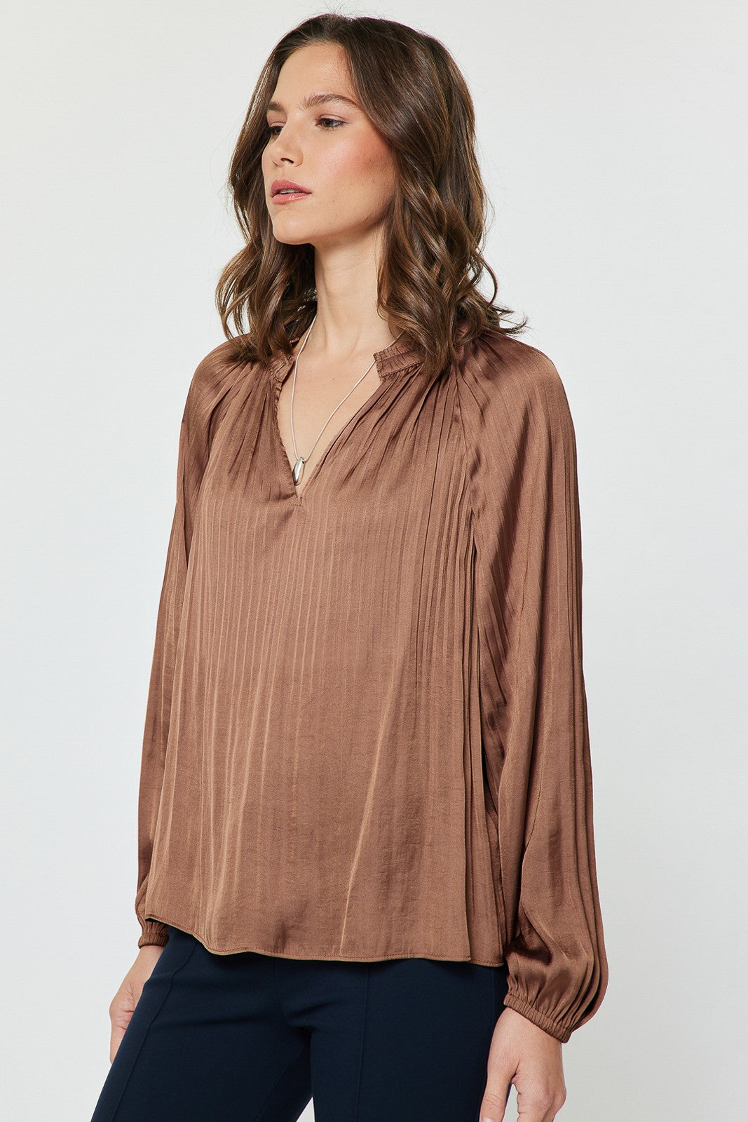 Mocha Mousse Top