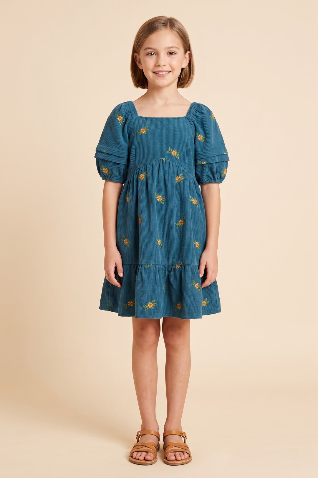 Emma Rose Corduroy Dress, Tween