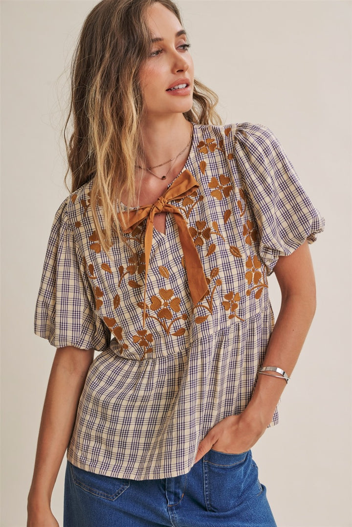On The Ranch Babydoll Top