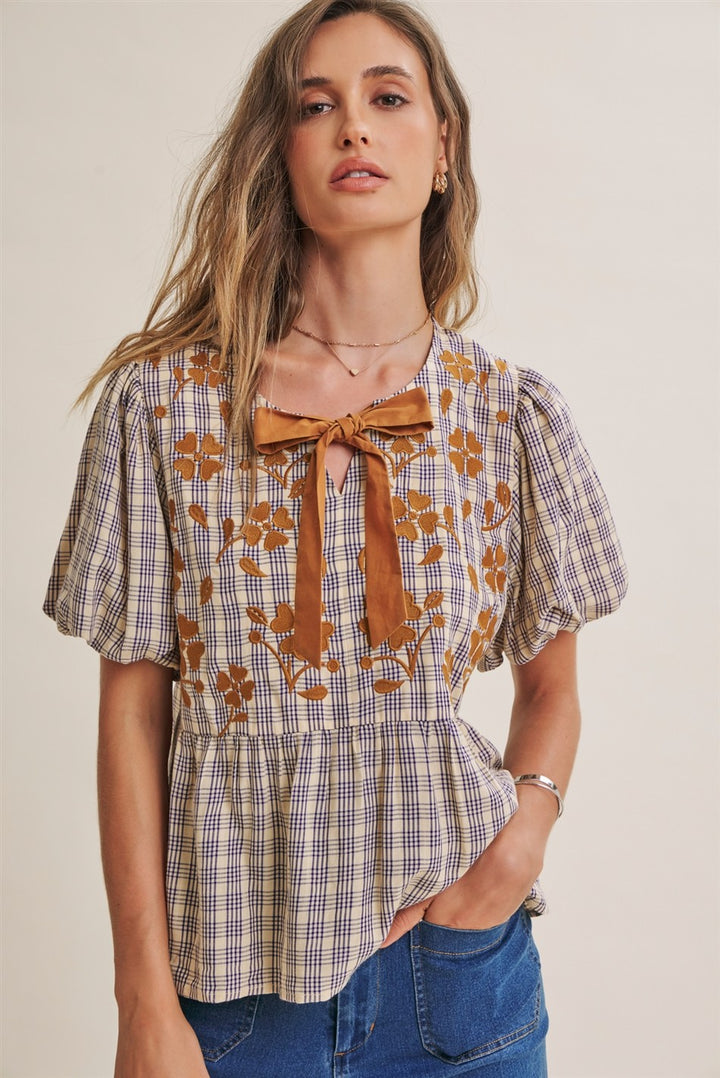 On The Ranch Babydoll Top