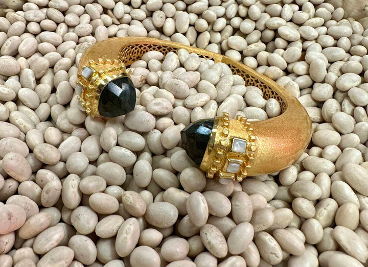 Betty Carre Constanza Hinge Bracelet w/Stones