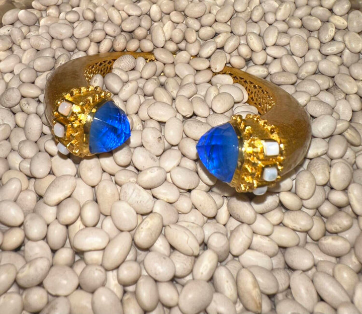 Betty Carre Constanza Hinge Bracelet w/Stones