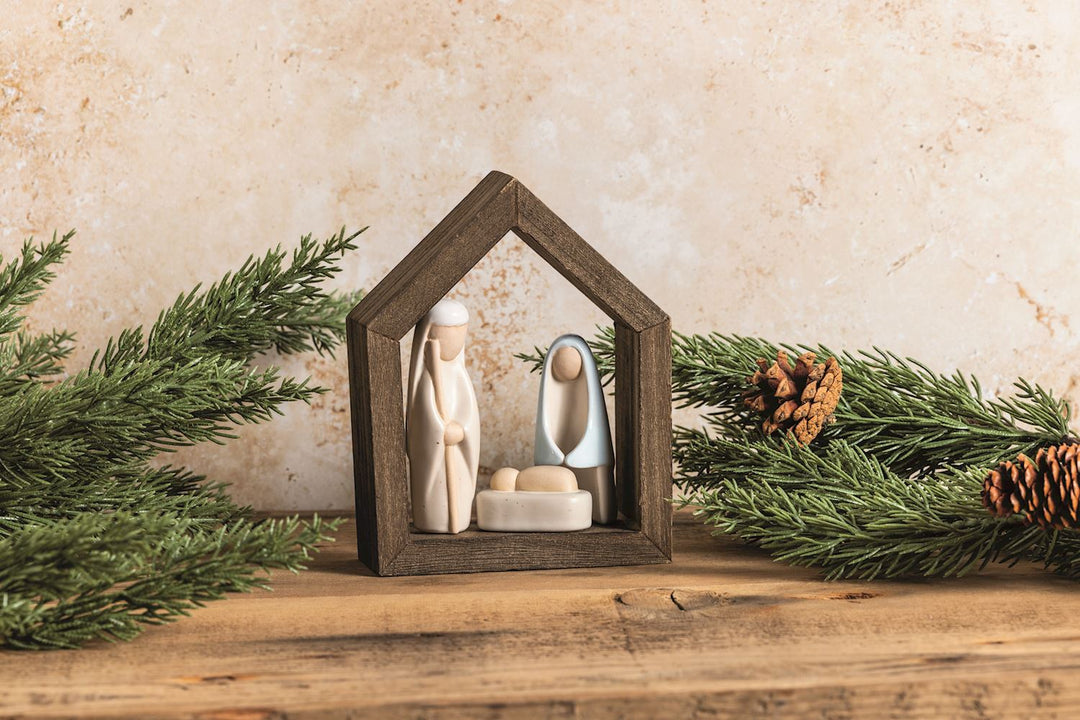 Mud Pie Farm Nativity Scene Set