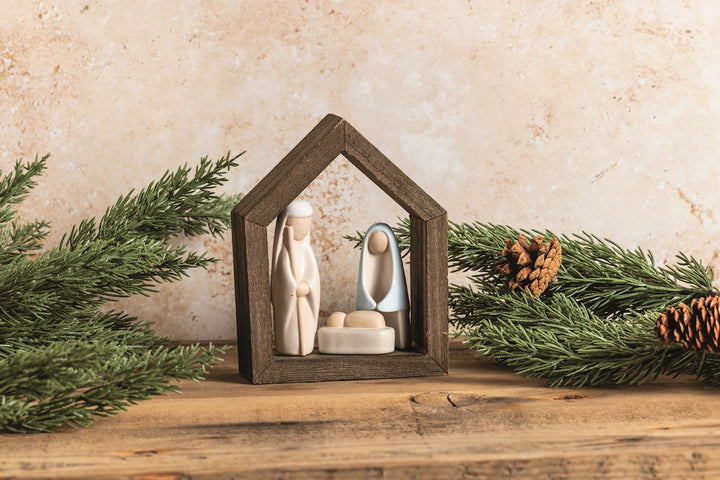 Mud Pie Farm Nativity Scene Set