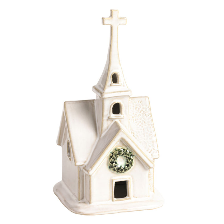 Mud Pie Pressed Lace Church Sitter