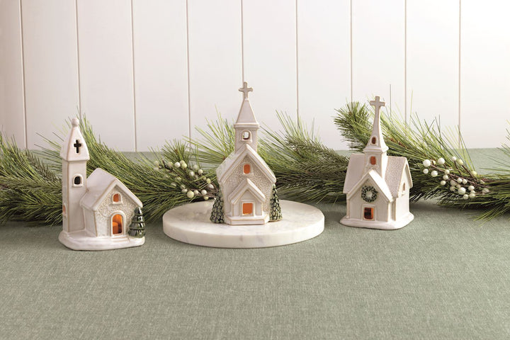 Mud Pie Pressed Lace Church Sitter