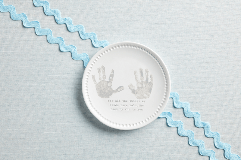 Mud Pie Handprint Keepsake Platter
