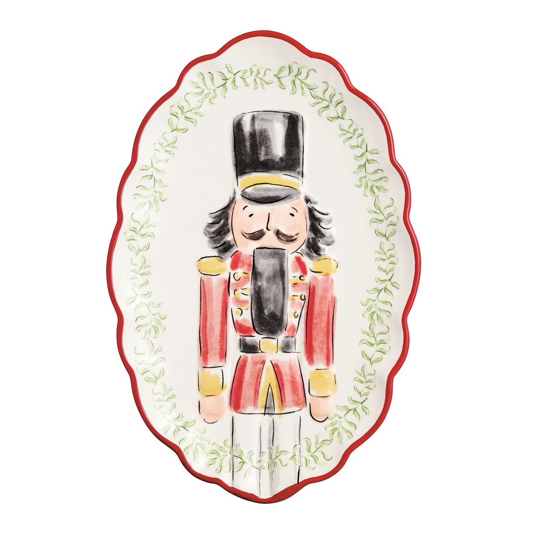 Mud Pie Nutcracker Platter