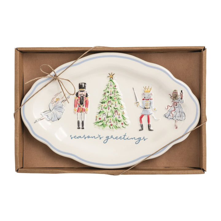 Mud Pie Nutcracker Sentiment Trays