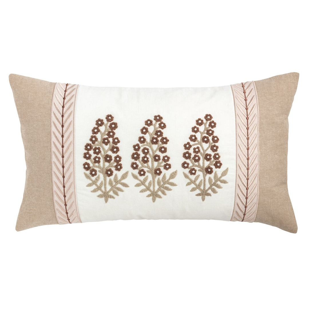 Mud Pie Ribbon Trim Pillow